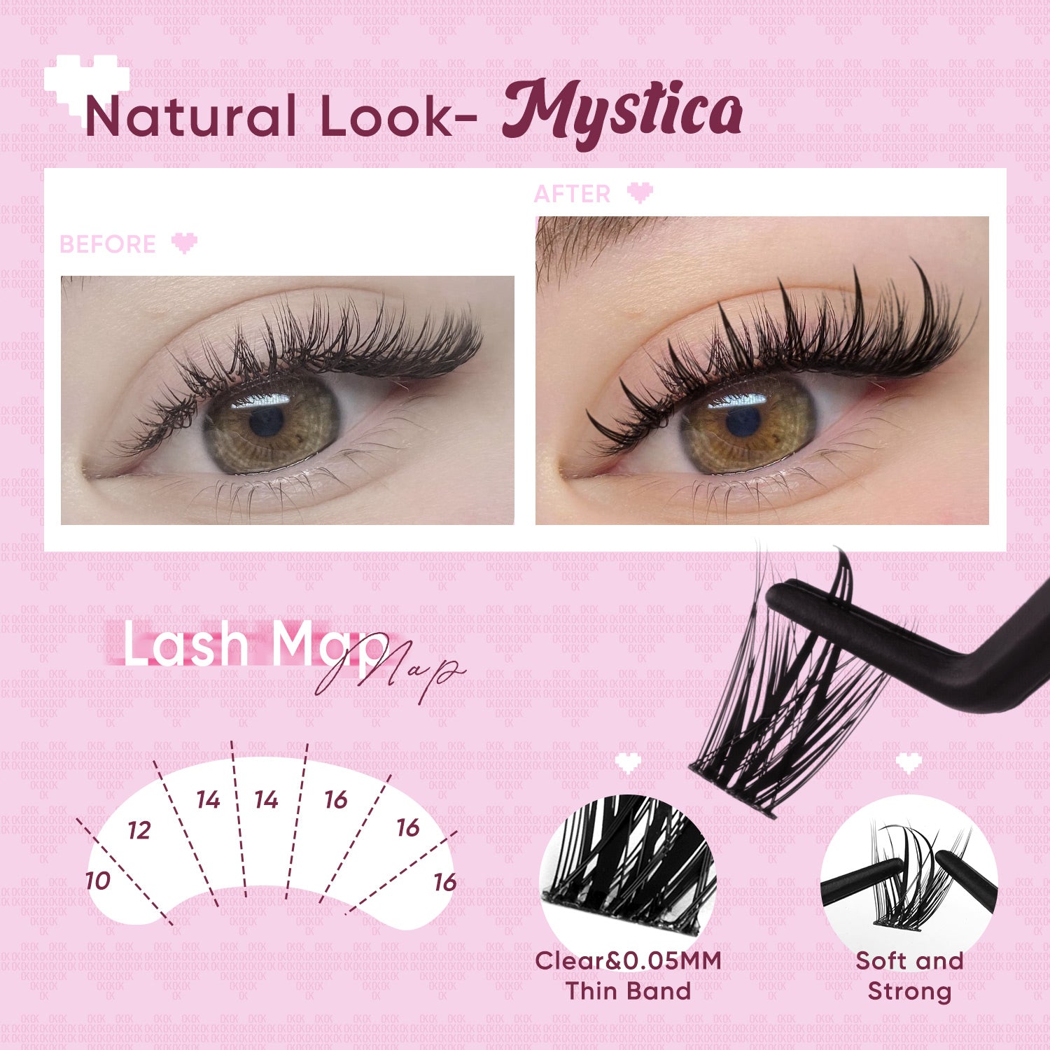 Mystica Lash Clusters Kit | OKAYLOVE