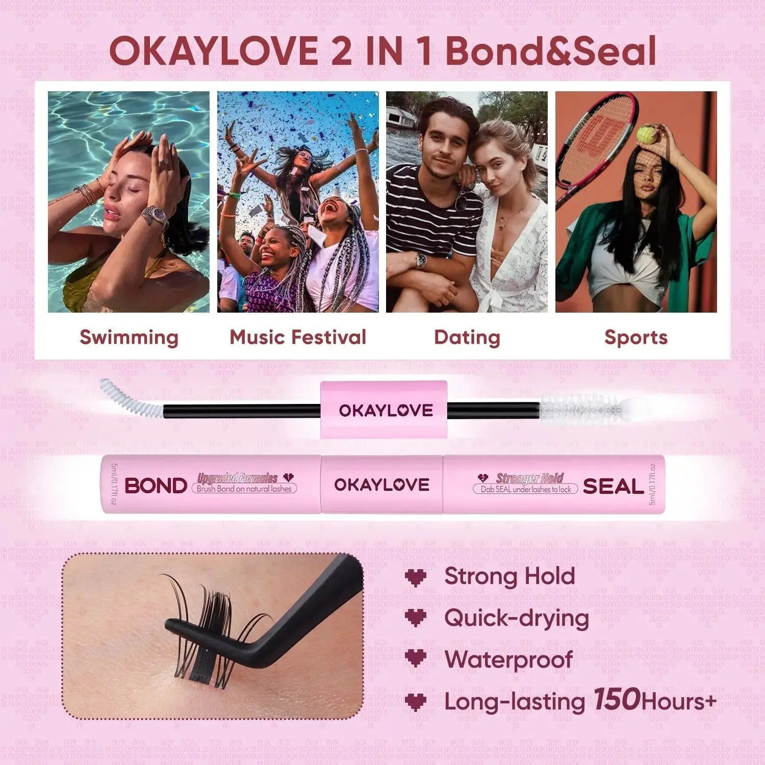 OKAYLOVE® Lira Eyelash Clusters Kit OKAYLOVE