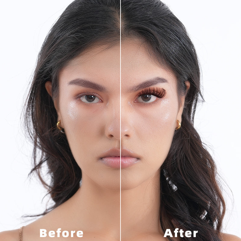 OKAYLOVE® Moka Eyelash Clusters Kit - Brown OKAYLOVE