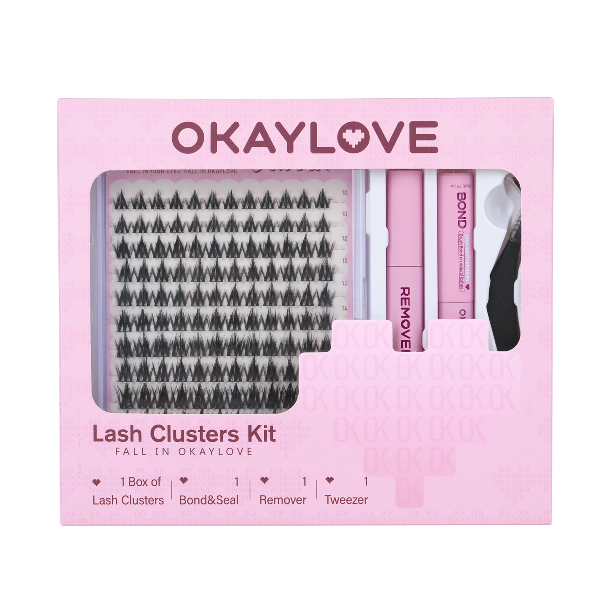OKAYLOVE® Vixen Eyelash Clusters Kit OKAYLOVE
