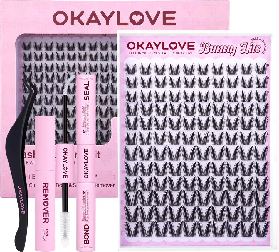 OKAYLOVE® Bunny Lash CLusters Kit OKAYLOVE