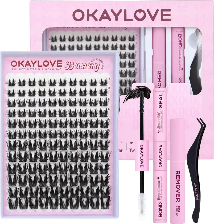 OKAYLOVE® Bunny Lash CLusters Kit OKAYLOVE