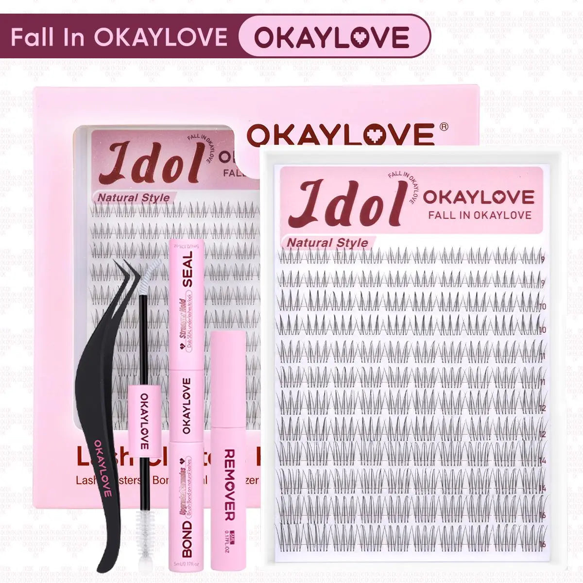 OKAYLOVE®  Idol Eyelash Clusters Kit OKAYLOVE