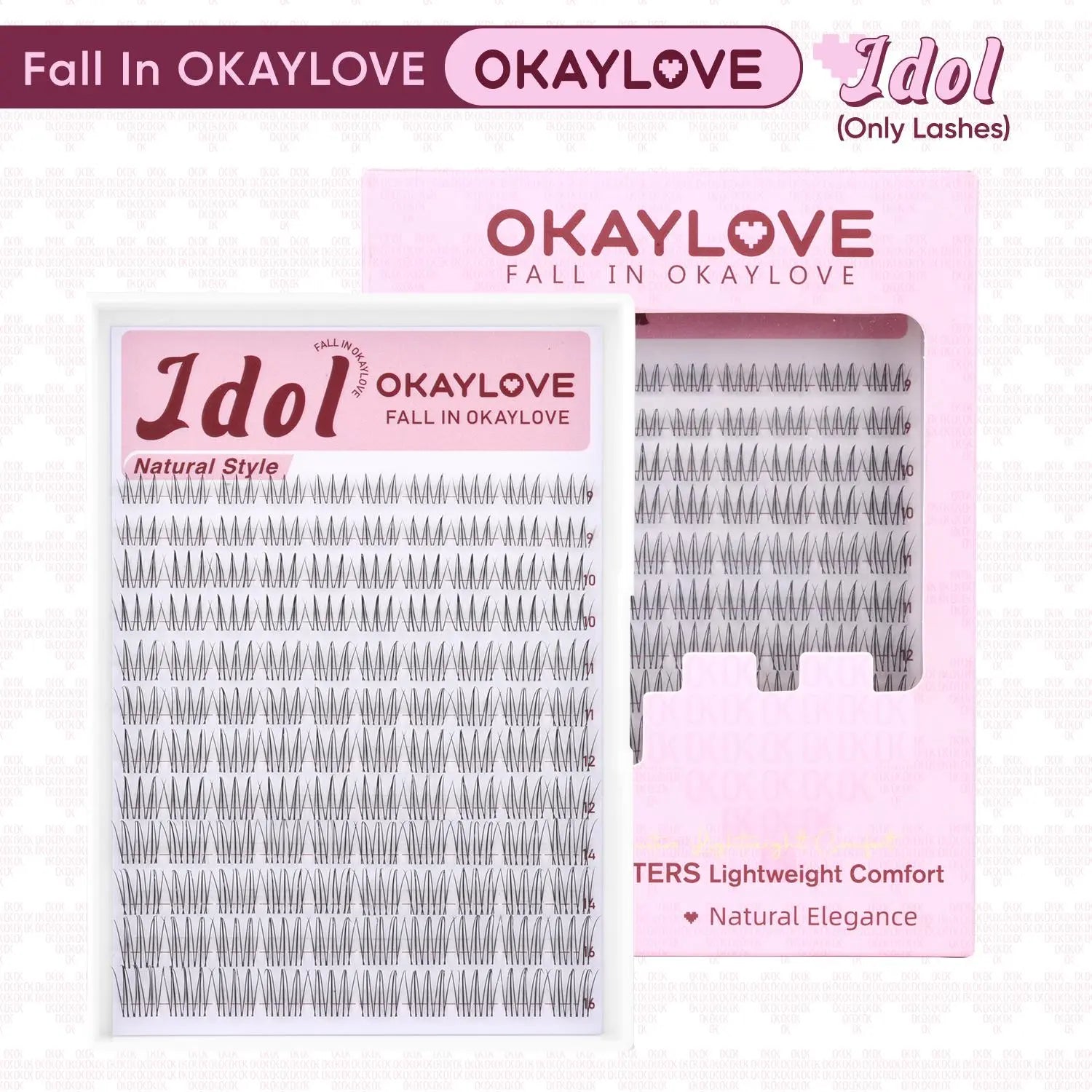OKAYLOVE®  Idol Eyelash Clusters Kit OKAYLOVE