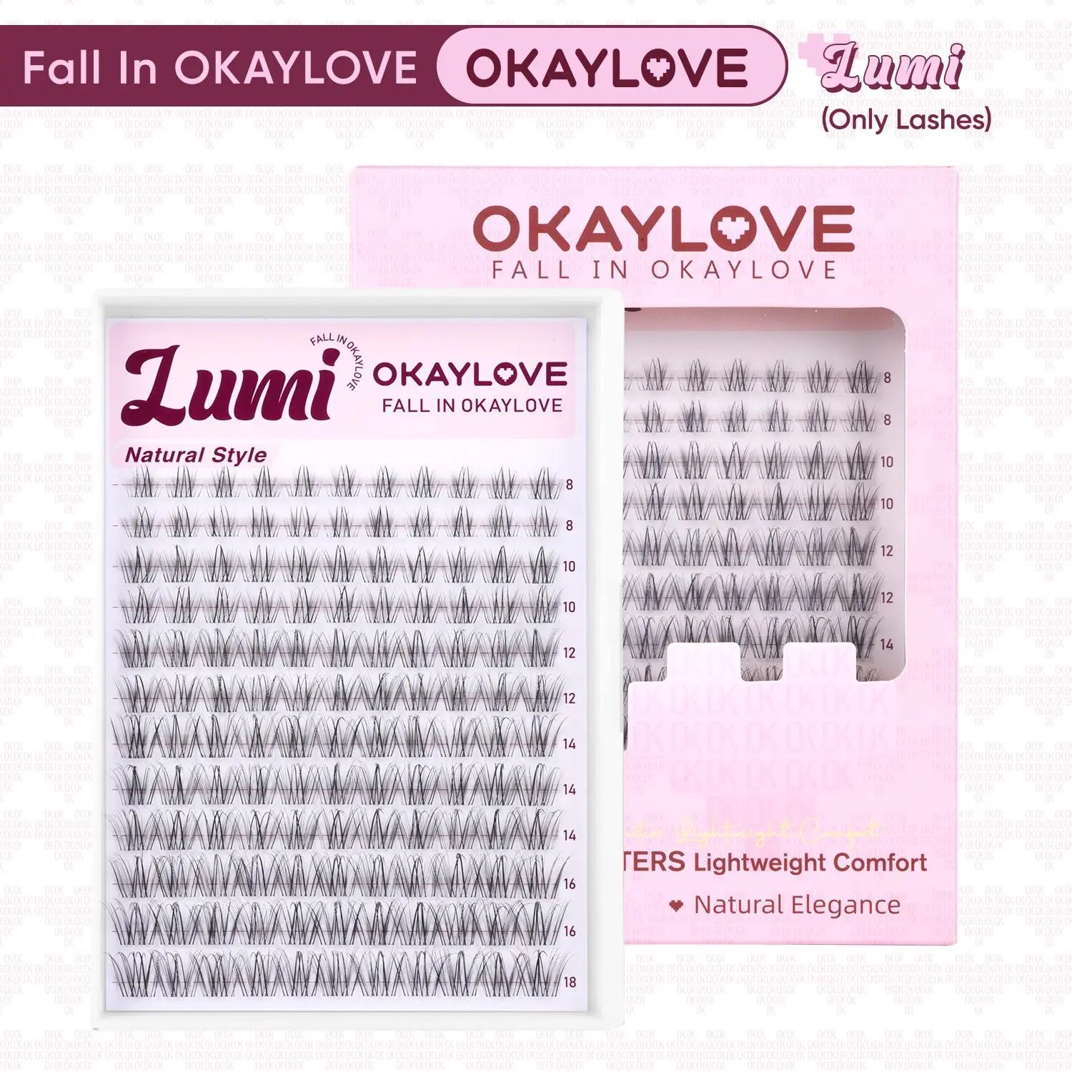OKAYLOVE®  Lumi Eyelash Clusters Kit OKAYLOVE