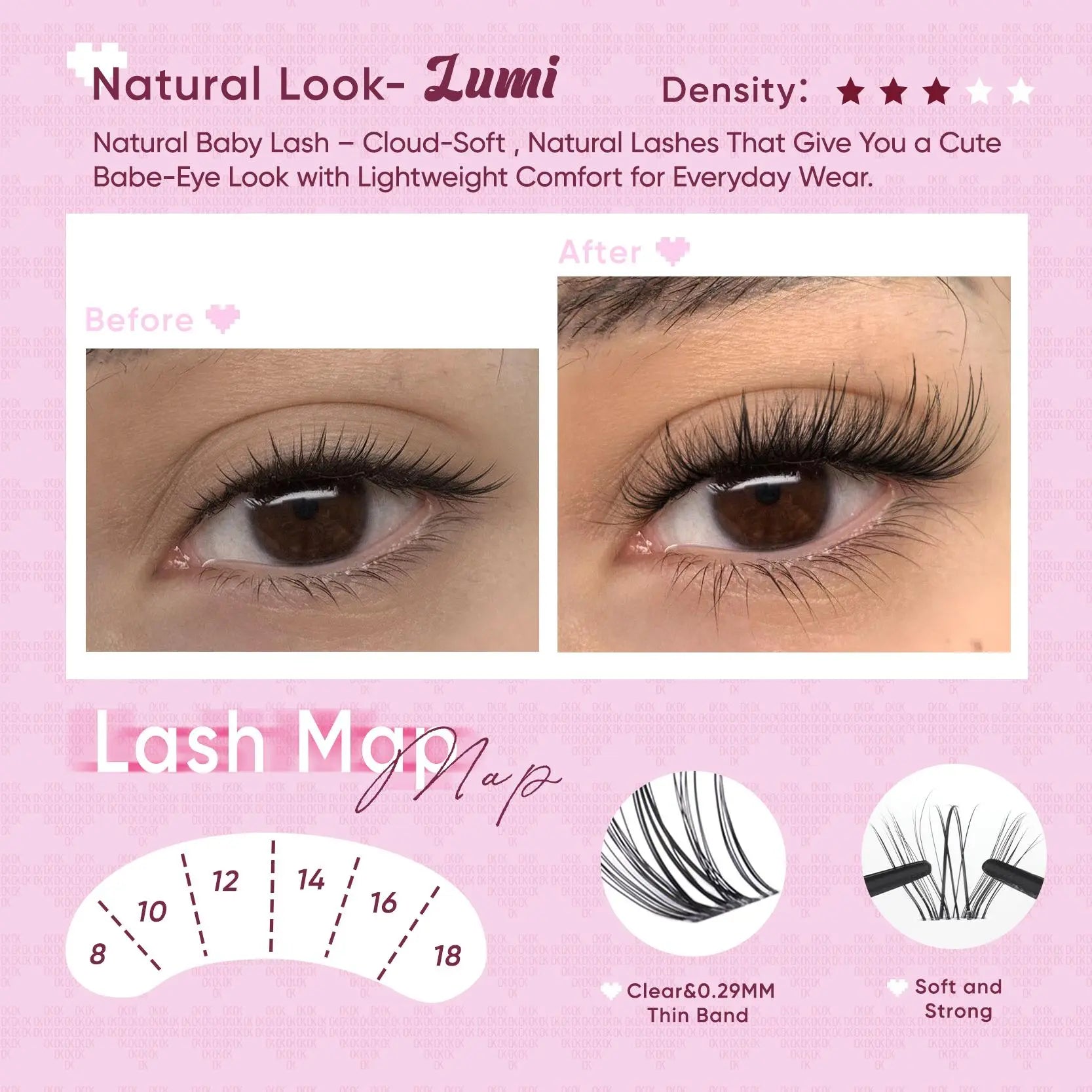 OKAYLOVE® Lumi Eyelash Clusters Kit OKAYLOVE