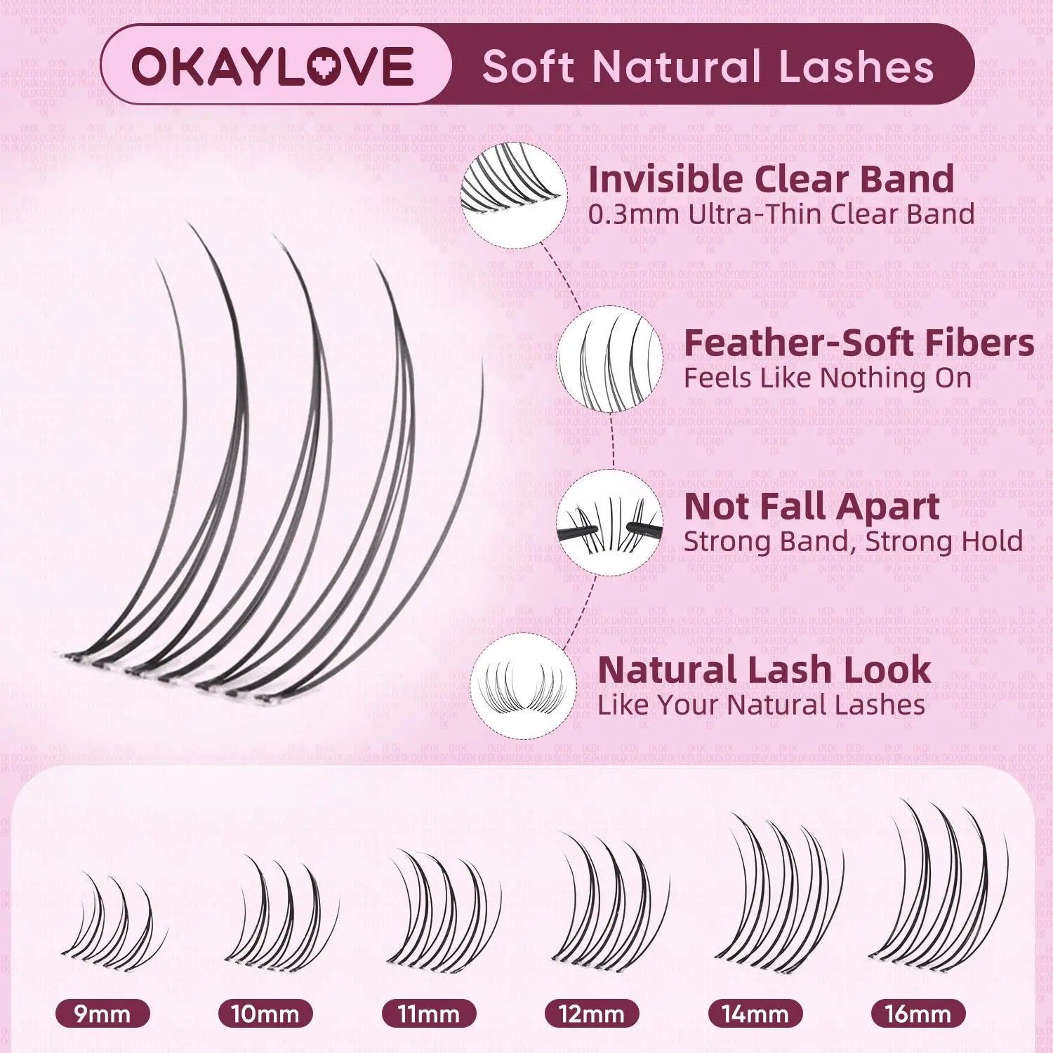 OKAYLOVE®  Idol Eyelash Clusters Kit OKAYLOVE