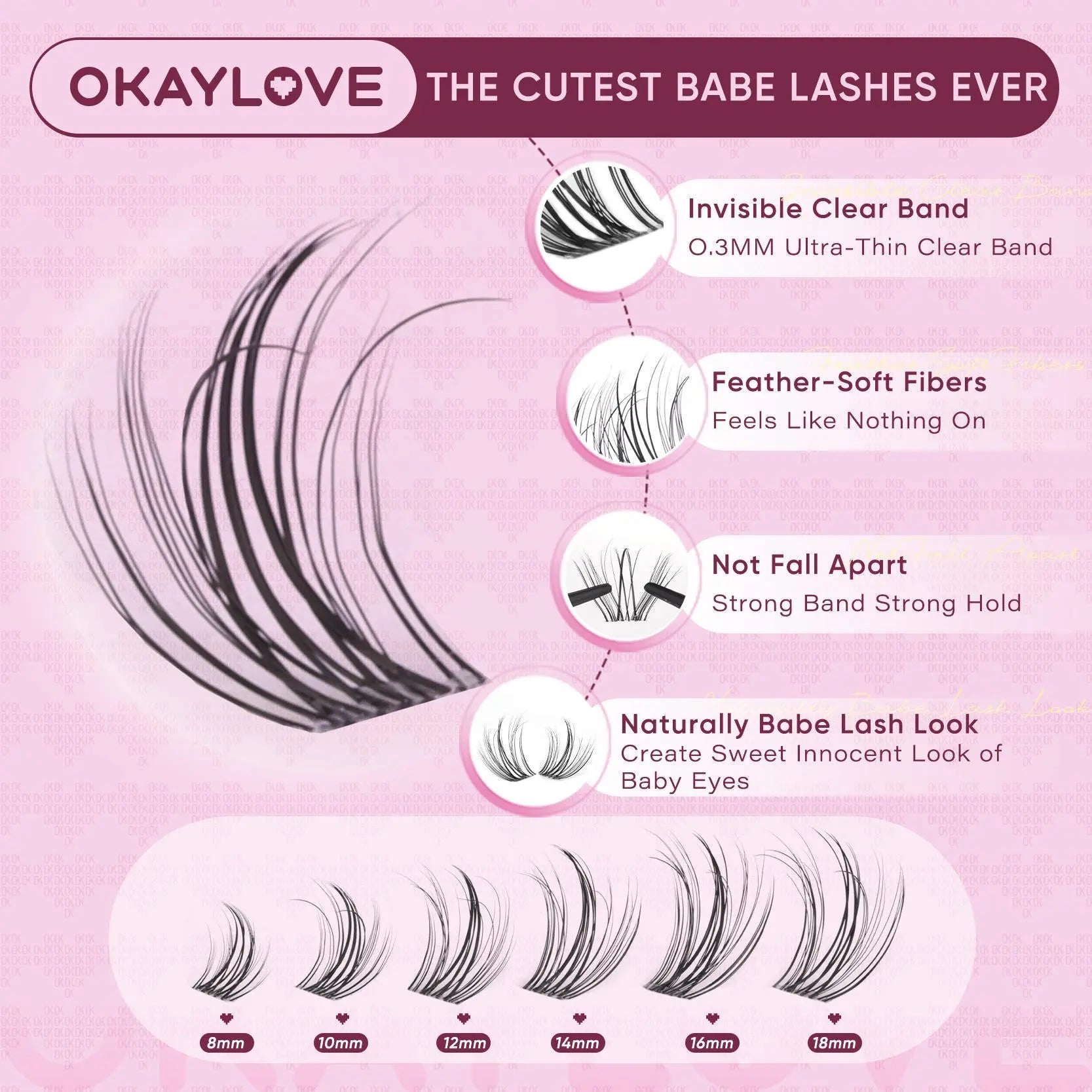 OKAYLOVE®  Lumi Eyelash Clusters Kit OKAYLOVE