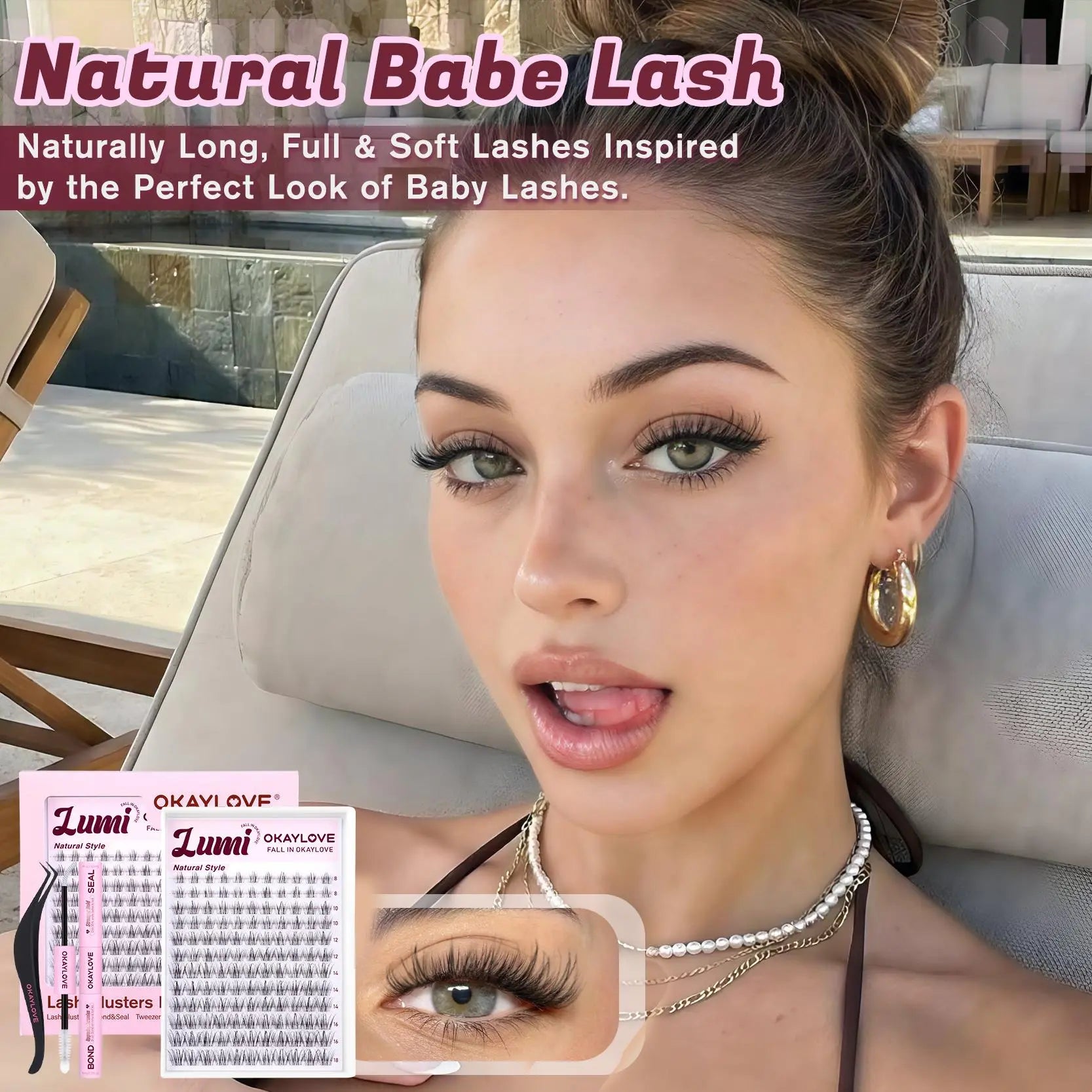 OKAYLOVE®  Lumi Eyelash Clusters Kit OKAYLOVE