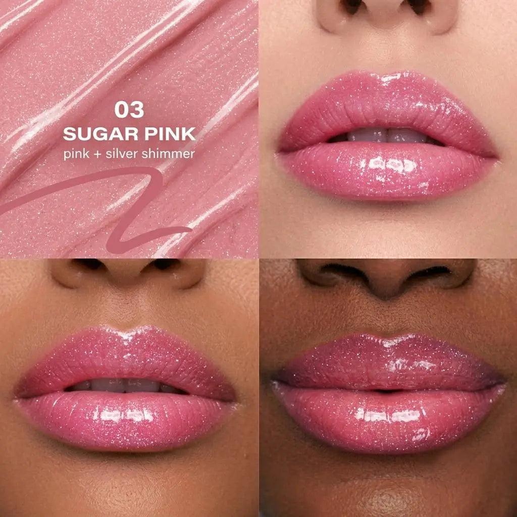 OKAYLOVE Peel&Glow 2-in-1 Lip Stain & Shimmer Gloss Duo, Long Lasting Lip Stain, Hydrating Non Sticky Glossy Lip Makeup OKAYLOVE