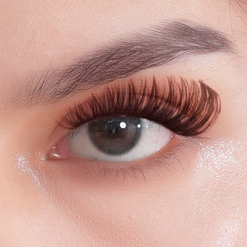 OKAYLOVE® Moka Eyelash Clusters Kit - Brown OKAYLOVE