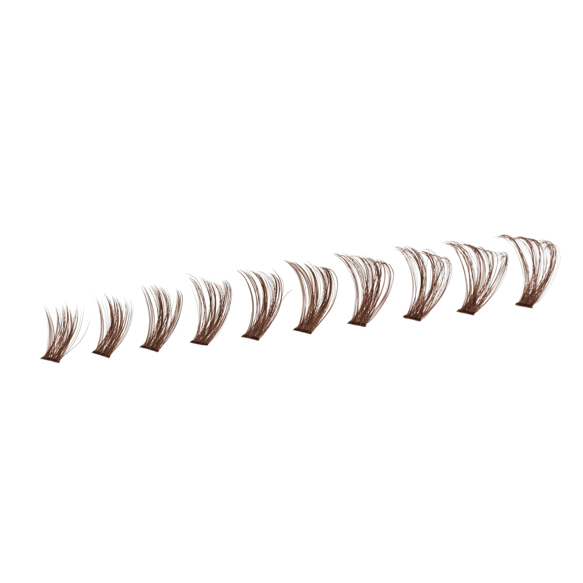 OKAYLOVE® Moka Eyelash Clusters Kit - Brown OKAYLOVE