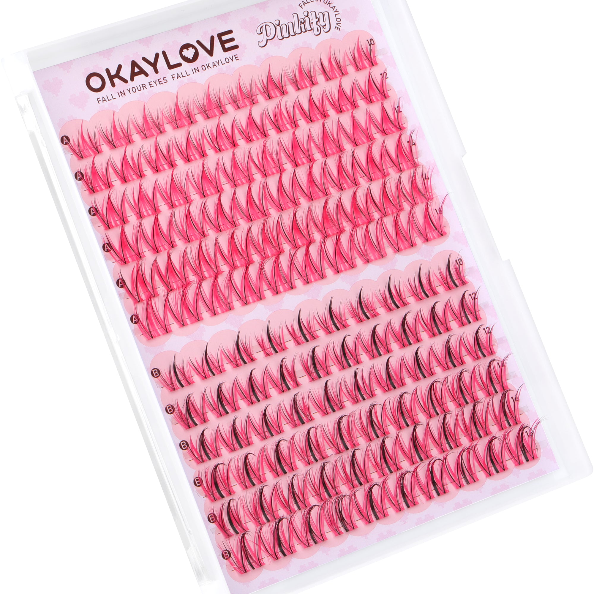 OKAYLOVE® Pinkify Eyelash Clusters Kit