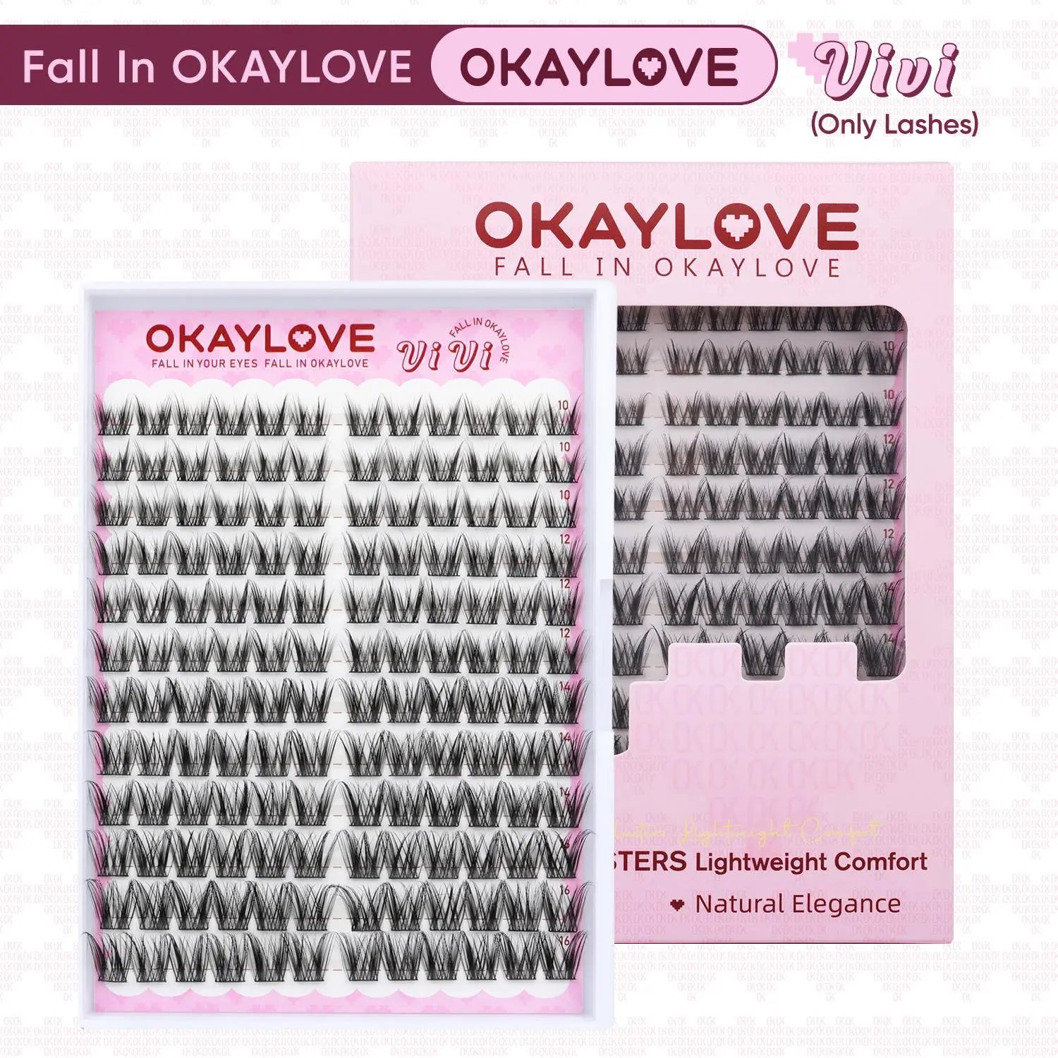 OKAYLOVE® Vivi Eyelash Clusters Kit OKAYLOVE