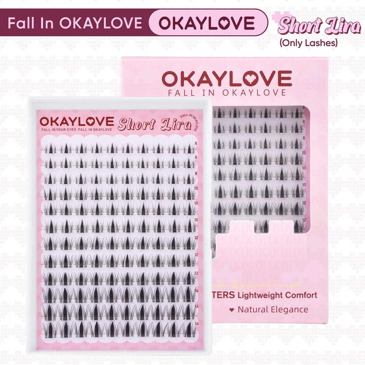 OKAYLOVE® Lira Lash Clusters Kit OKAYLOVE