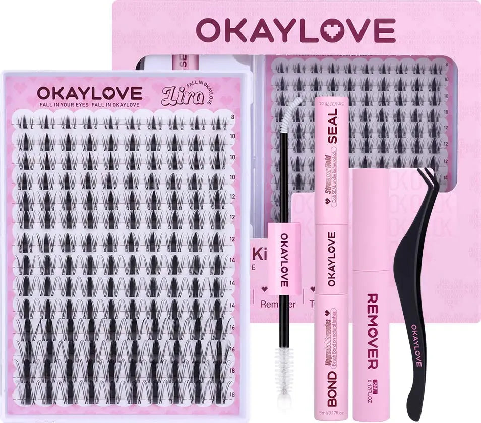 OKAYLOVE® Lira Eyelash Clusters - 8mm-18mm OKAYLOVE