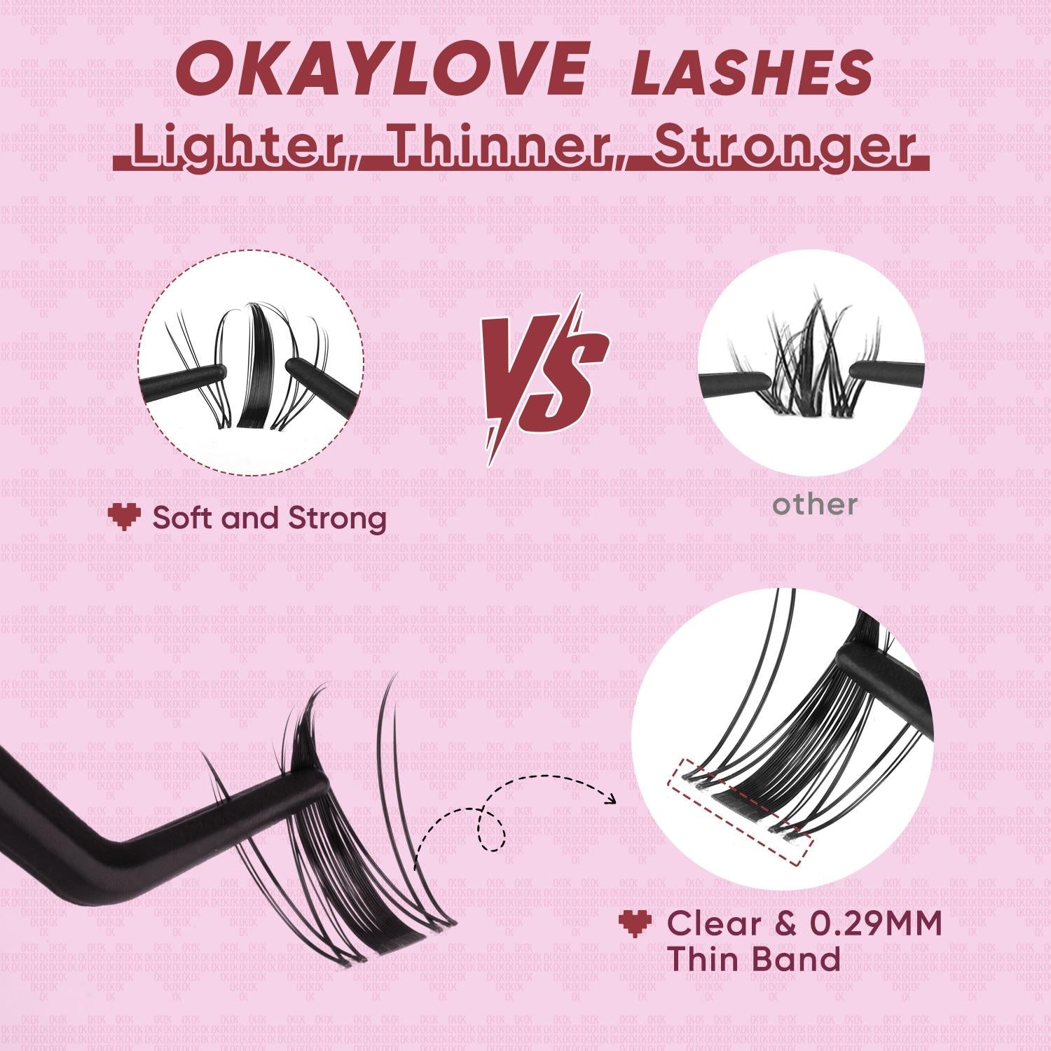 OKAYLOVE® Flora Luxe Eyelash Clusters
