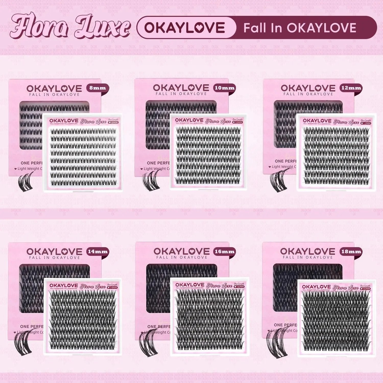 OKAYLOVE® Flora Luxe Eyelash Clusters OKAYLOVE