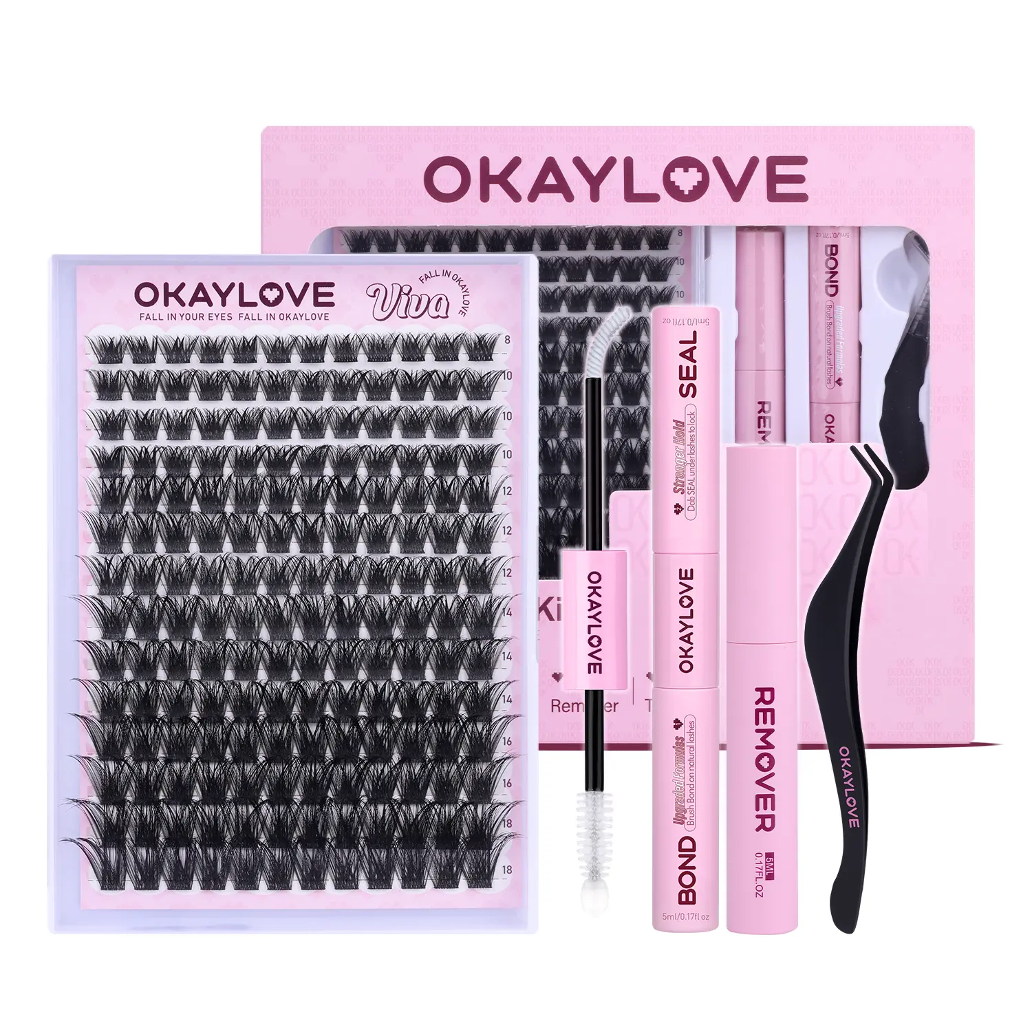 OKAYLOVE® Viva Eyelash Clusters Kit OKAYLOVE
